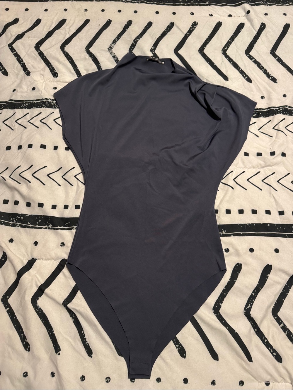Zara Deep Navy Relaxed Blouse